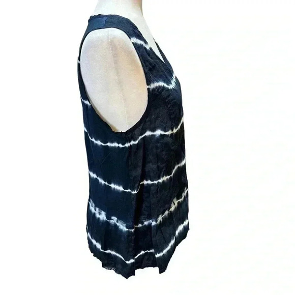 XCVI Holti Tank in Sonorous Wash Admiral - Light Linen Tie Dye - Size Small - Picture 3 of 8